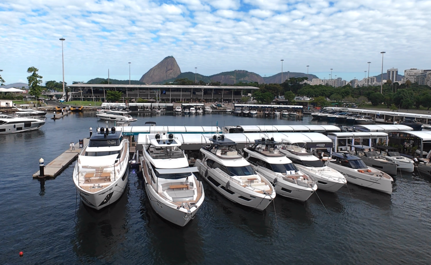 Excelência que marcou presença no Rio Boat Show 2026