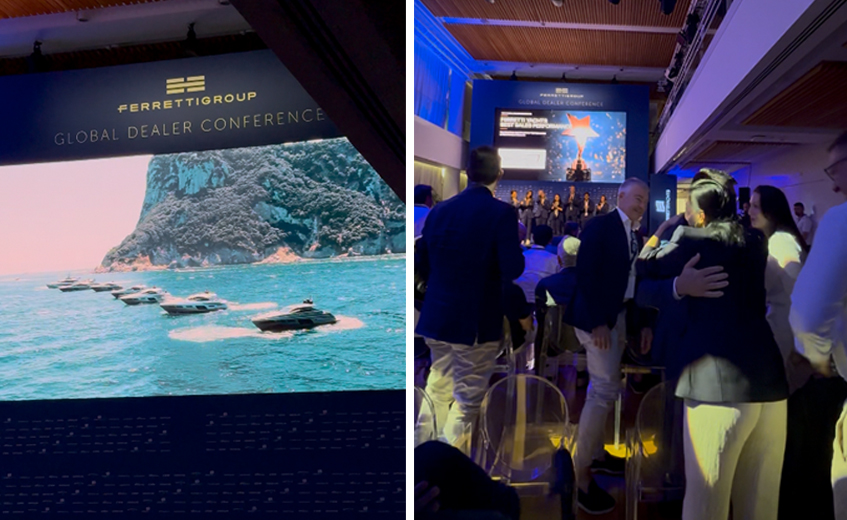 OKEAN no topo do FERRETTI GROUP Global Dealers Conference